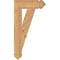 Ekena Millwork Traditional Arts & Crafts Smooth Bracket, Western Red Cedar, 3 1/2"W x 14"D x 26"H BKT04X14X26TRA03SWR - alternate 2